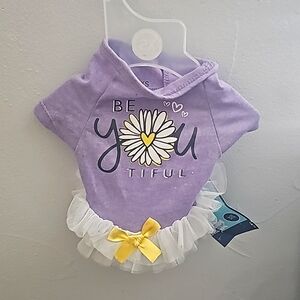 Purple XS dog dress